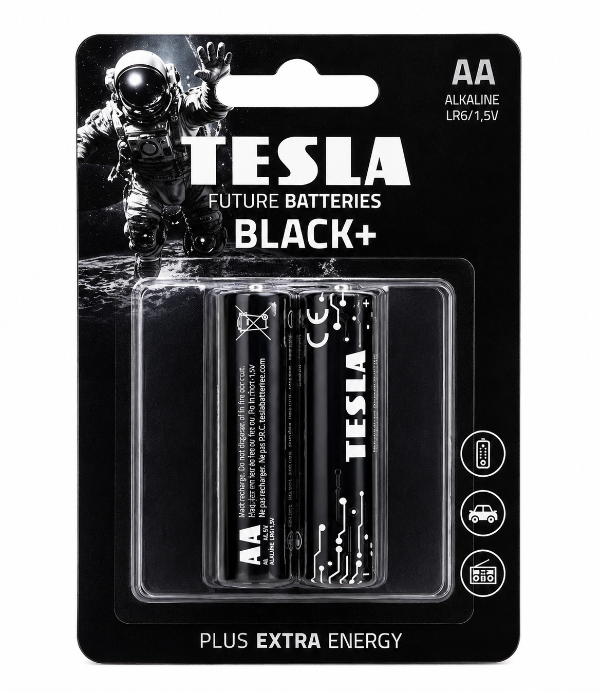 Pilas Tesla Pack 2 AA